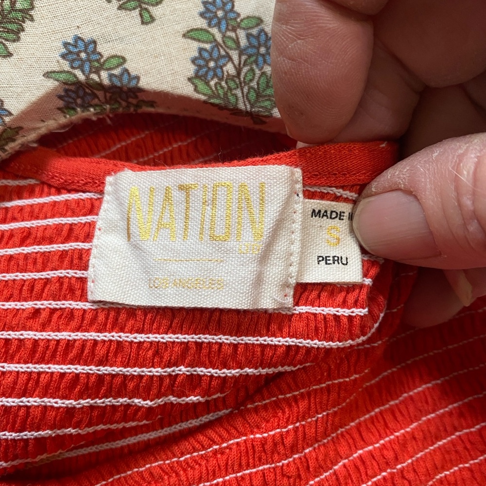 NATION LTD RED TANK TOP - Picture 4 of 5
